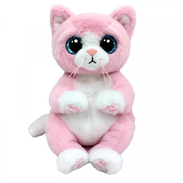 TY plišana igračka,maca, roze 15 cm 