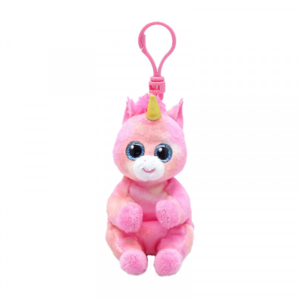 TY plišana igračka, jednorog, roze 8,5 cm 