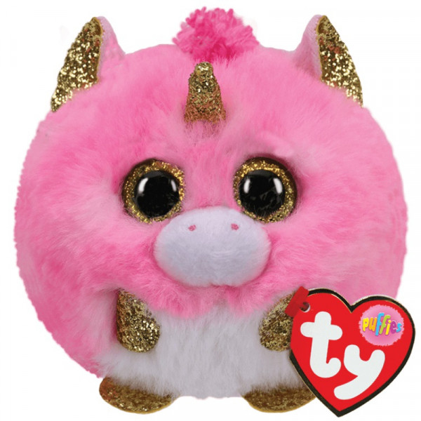 TY plišana igračka, roze jednorog  8 cm 