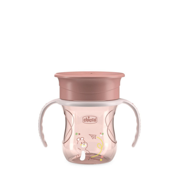 Chicco no spill čaša Perfect 360 stepeni,12+,roze 