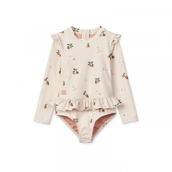 Liewood jednodelni kupaći Sille,Peach/Sea shell