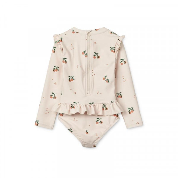 Liewood jednodelni kupaći Sille,Peach/Sea shell