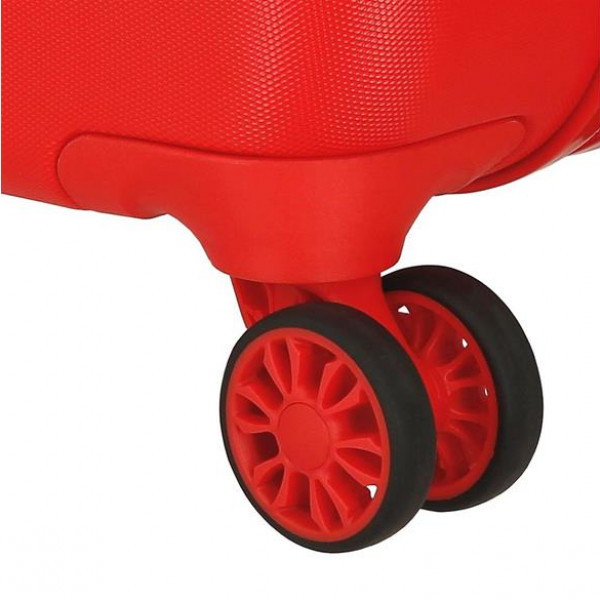 ABS Kofer 55cm sa 4 dupla točkića spiderman žuti