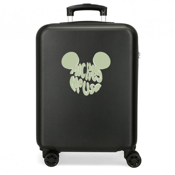 ABS Kofer 55cm sa 4 dupla točkića mickey crni