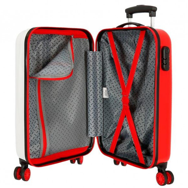 ABS Kofer 55cm sa 4 dupla točkića minnie beli