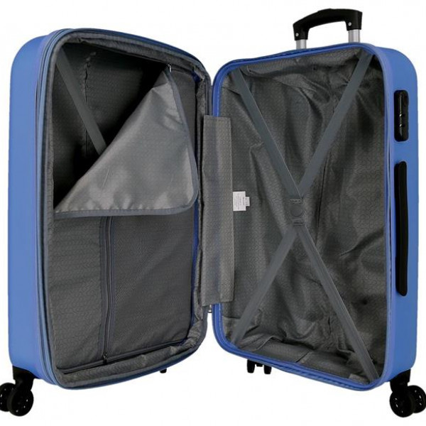 ABS Kofer 68cm sa 4 točkića plavi