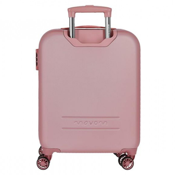 ABS Kofer 55cm sa 4 točkića roze