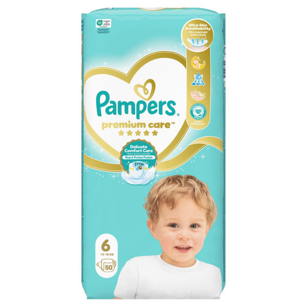 Pampers pelene premium JP 6 large 13-18kg 50kom 
