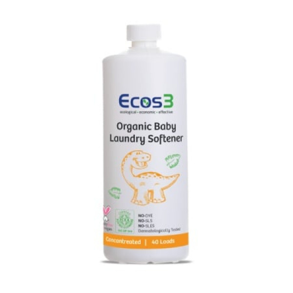 Ecos3 organski omekšivač za bebe 1L, 40 pranja 