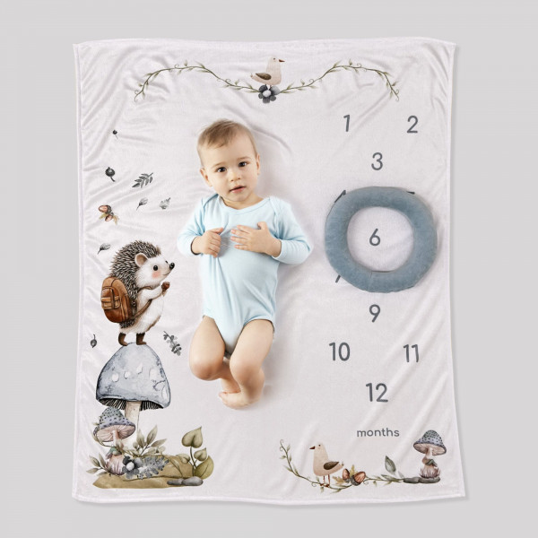 Baby Textil podloga za slikanje beba, Jež 