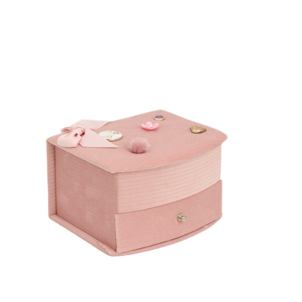Be Cute ukrasna kutija za nakit sa fiokama roze
