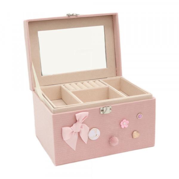 Be Cute ukrasna kofer kutija za nakit roze