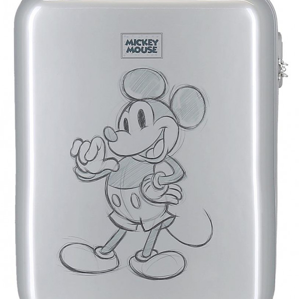 Abs kofer 55cm sa 4 točkića disney mickey siva