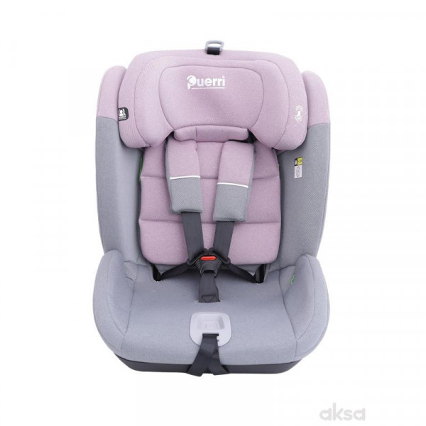 Puerri auto sedište MaxSafe (76-150cm), pink/grey 