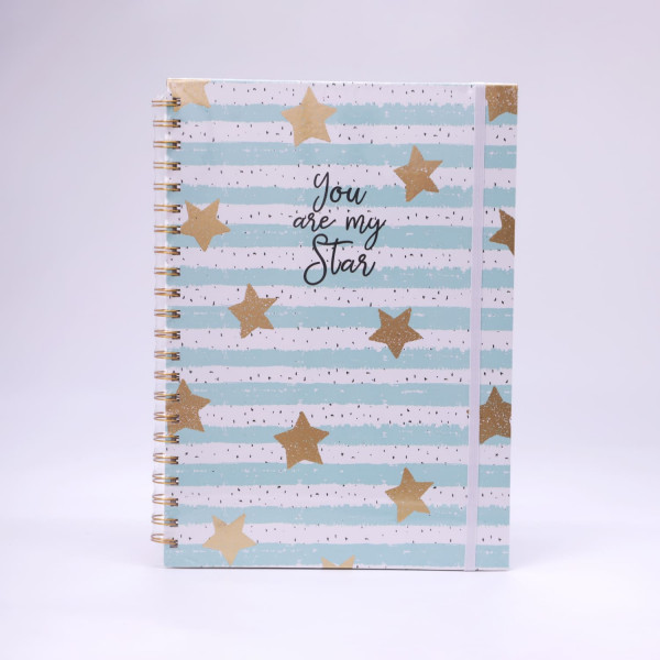 Be Cool notes sa zvezdicama plavi A4 