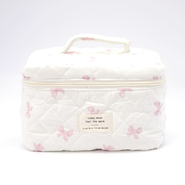 Be Cute neseser beli sa mašnicama XL 