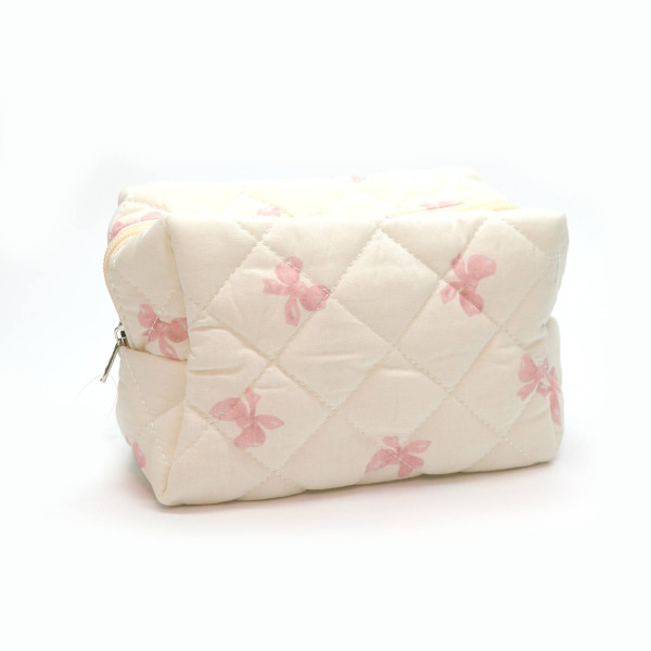 Be Cute neseser beli sa mašnicama M 