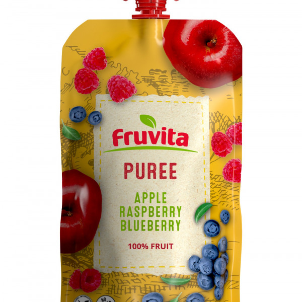 Fruvita pouch jabuka malina borovnica 180g 