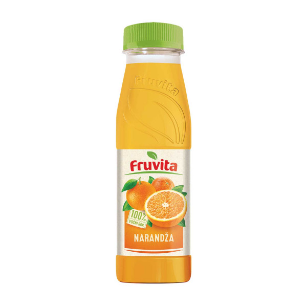 Fruvita 100% voćni sok narandža 0,33L 