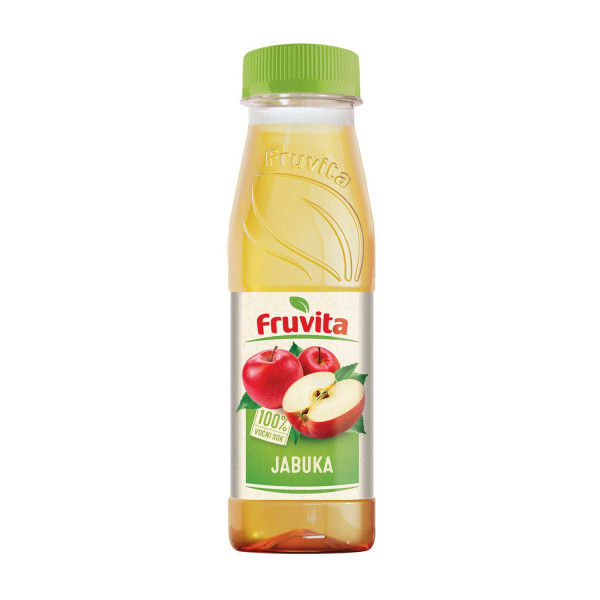 Fruvita 100% voćni sok jabuka 0,33L 