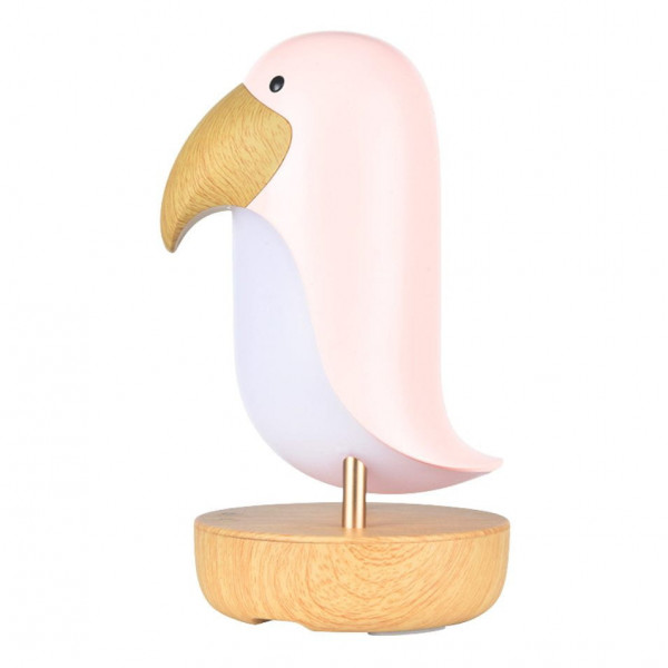 Rabbit n Friends lampa i zvučnik Puffin, roze