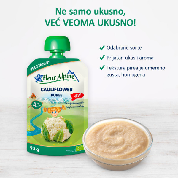 Fleur Alpine organski pire sa karfiolom 90g
