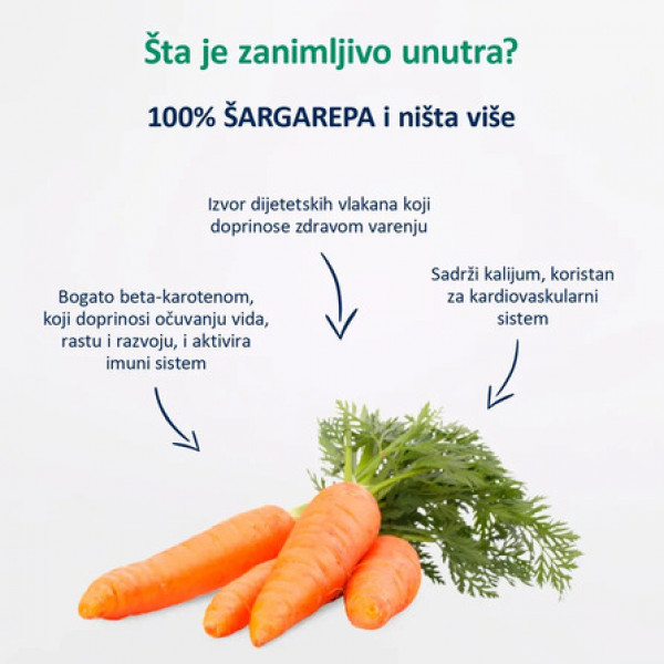 Fleur Alpine organski pire sa šargarepom 90g