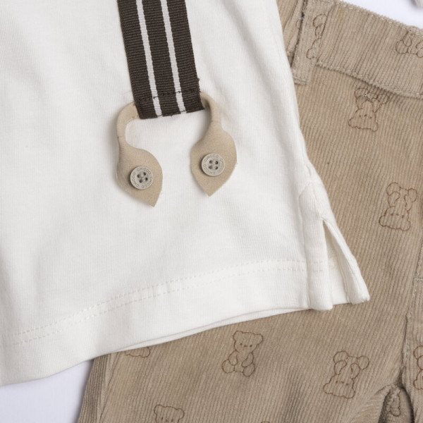 Chicco komplet 2/1 (majica dr, pantalone), dečaci