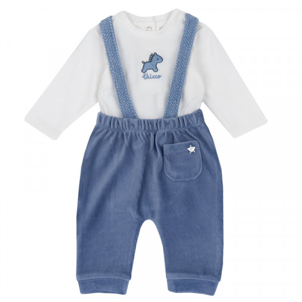 Chicco komplet 2/1 (majica dr, pantalone), dečaci