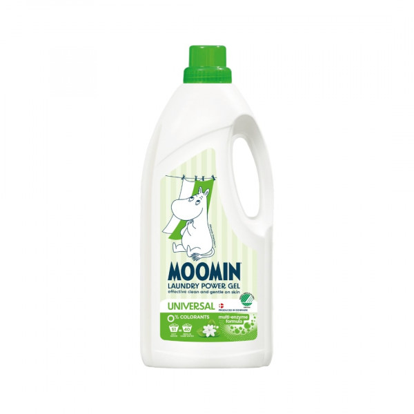 Moomin gel za pranje belog i obojenog veša 1800ml 