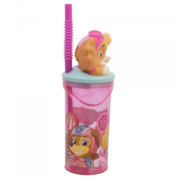 Stor flašica sa 3D figurom 360ml, Paw Patrol Girl 