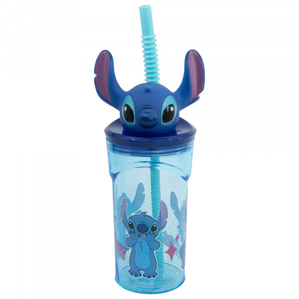 Stor flašica sa 3D figurom 360ml, Stitch 