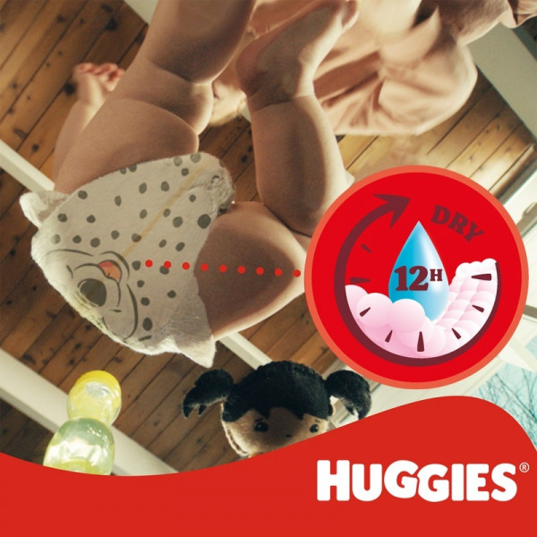 Huggies pelene little movers 3 4-9, 78kom