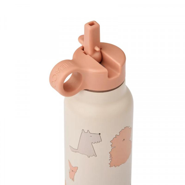 Liewood termos boca 350ml Falk,Cats and Dogs/Sandy