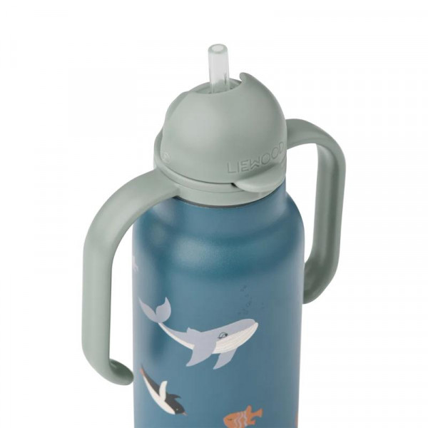 Liewood termos boca 250ml Kimmie,Arctic Sea/Ocean