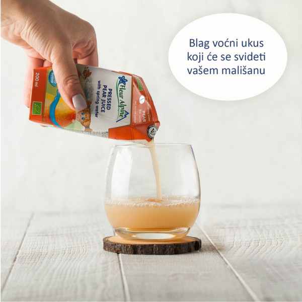 Fleur Alpine organski sok sa vodom od kruške 200ml 