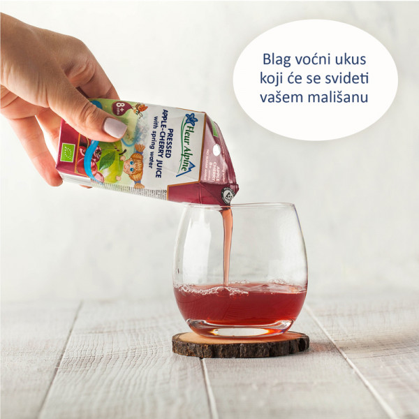 Fleur A org. sok sa vodom od višnje i jabuke 200ml 
