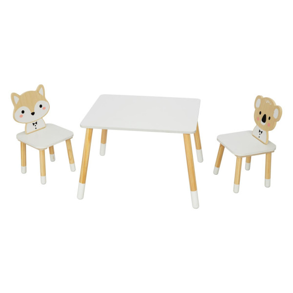 Cute&Cool HOME drveni sto i stolica lija i koala