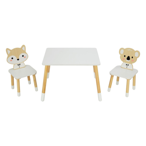 Cute&Cool HOME drveni sto i stolica lija i koala