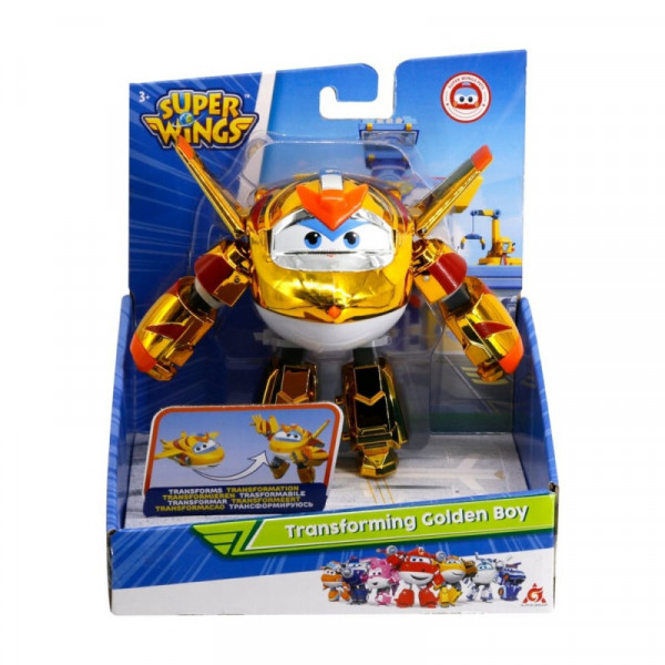 Super Wings transformacija Golden Boy 