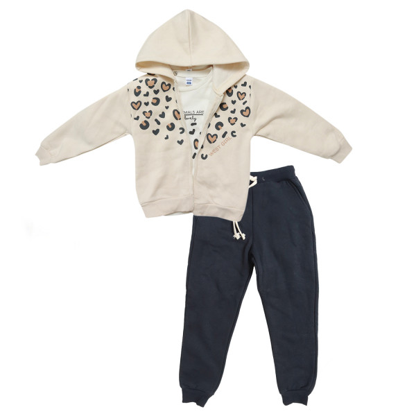 West komplet 3/1 (duks,majica dr,d.deo),devojčice 