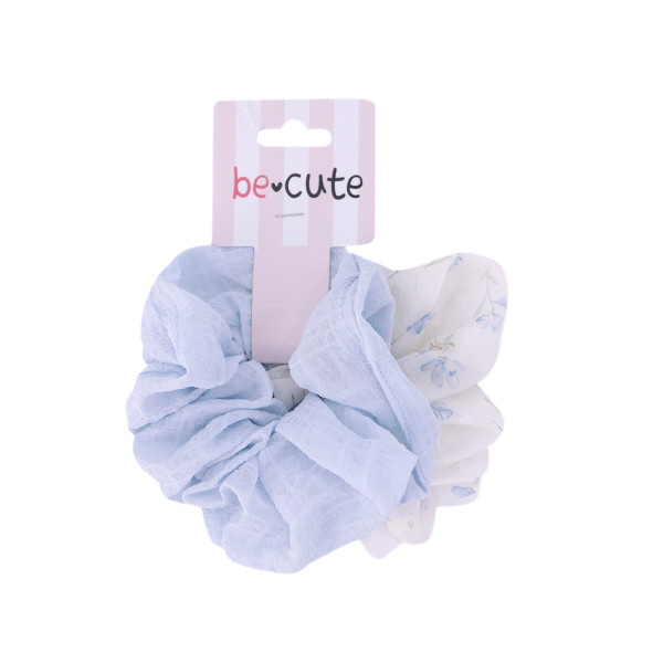 Be Cute gumice za kosu set 2kom, plava 