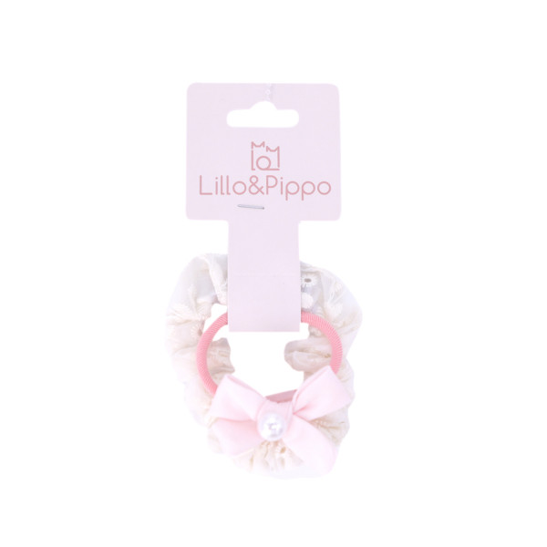 Lillo&Pippo, gumice za kosu leptirić 2/1, roze 
