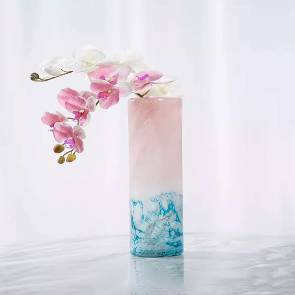 Cute&Cool HOME Dekorativna staklena vaza, roze 
