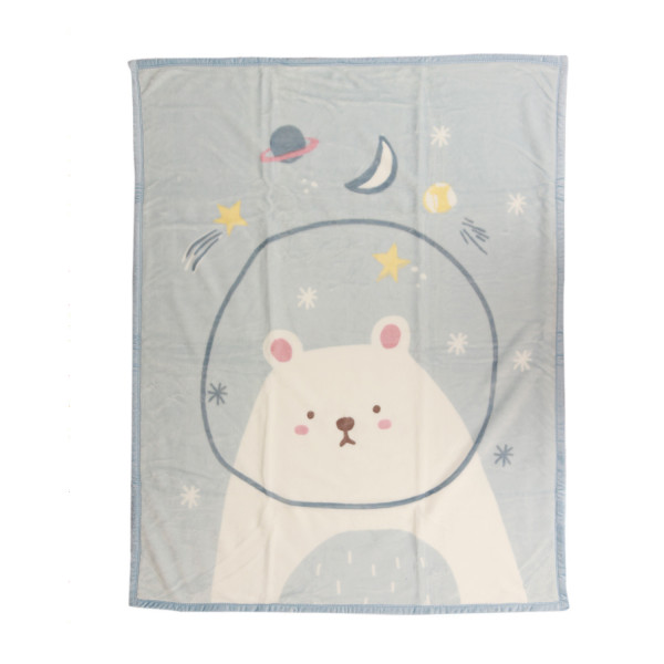 Lillo&Pippo ćebe meda 110x140cm, plava 