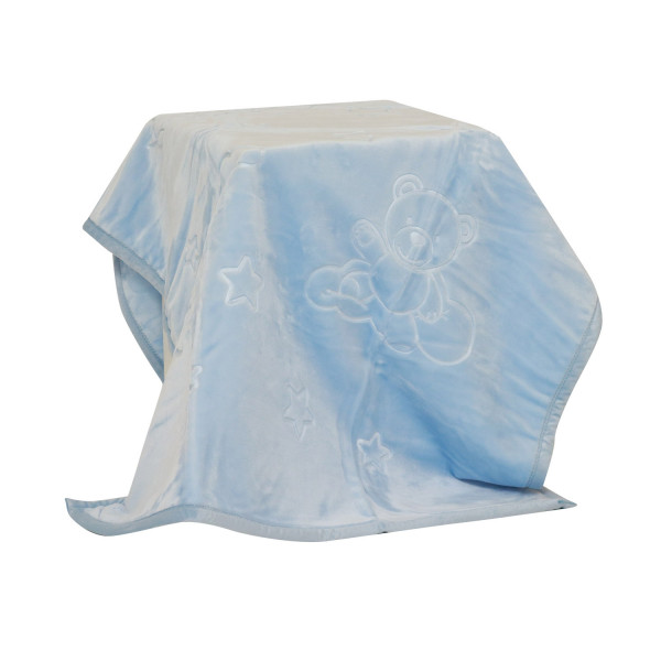 Lillo&Pippo ćebe za bebe nebo 110x140cm, plava 