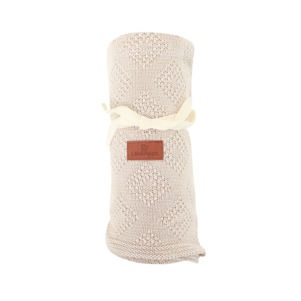 Lillo&Pippo ćebe bambus 80x100cm, bež 