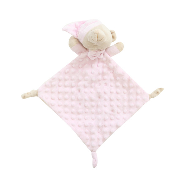 Lillo&Pippo set ćebe i plišana igračka, roze 