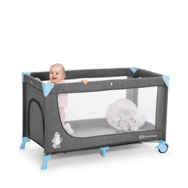 Kinderkraft prenosivi krevetac Joy Blue 