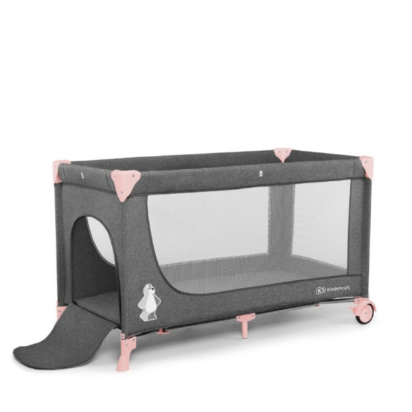 Kinderkraft prenosivi krevetac Joy Pink 